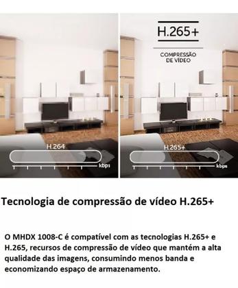 Imagem de Gravador Dvr Mhdx 1016 16 Canais Inteligência Artificial 1tb