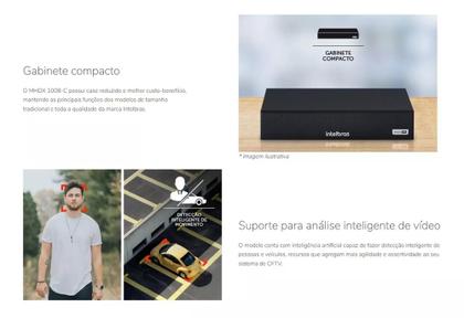 Imagem de Gravador Dvr Mhdx 3008-c Inteligência Artificial Full Hd com hd 500gb