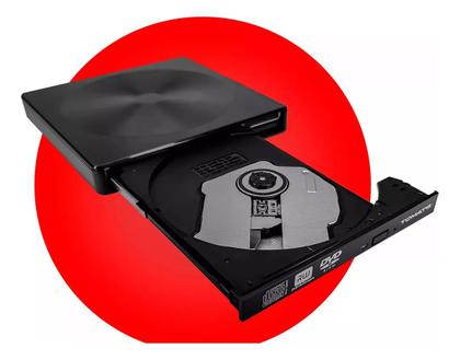 Imagem de Gravador Externo De Cd E Dvd Tipo-c Usb 3.0 Externo Mtm-1025 Preto