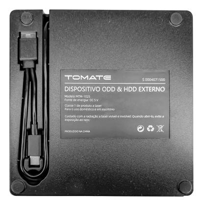 Imagem de Gravador Externo De Cd E Dvd Tipo-c Usb 3.0 Externo Mtm-1025 Preto
