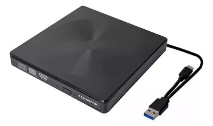 Imagem de Gravador Externo De Cd E Dvd Tipo-c Usb 3.0 Externo Mtm-1025 Preto