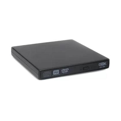 Imagem de Gravador Leitor Cd Dvd Driver Notebook PC Externo Slim Pc Usb 2.0 Dex DG-100