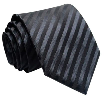 Imagem de Gravata jacquard slim Casamento Executivo Aniversário Preto