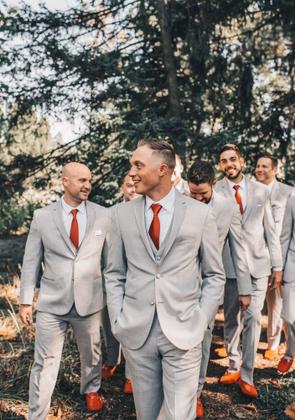 Imagem de Gravata Social Slim Varias Cores para Padrinhos Casamentos Eventos Kit com 12