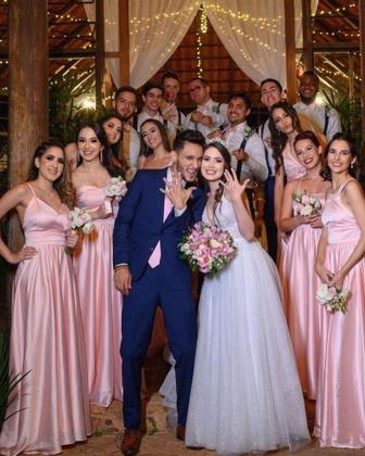 Imagem de Gravata Social Slim Várias Cores Para Padrinhos Noivos Eventos Kit com 10