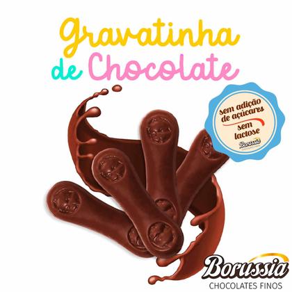 Imagem de Gravatinha de Chocolate sem Adição de Açúcares / sem Lactose Borússia Chocolates