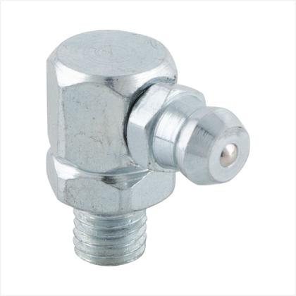 Imagem de Graxeira curva 1/4" UNF 90 28 fios pacote com 10 peças - Vonder