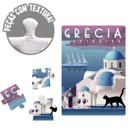 Imagem de Grécia Quebra-Cabeça Nano 500 Peças Postais do Mundo Game Office Toyster
