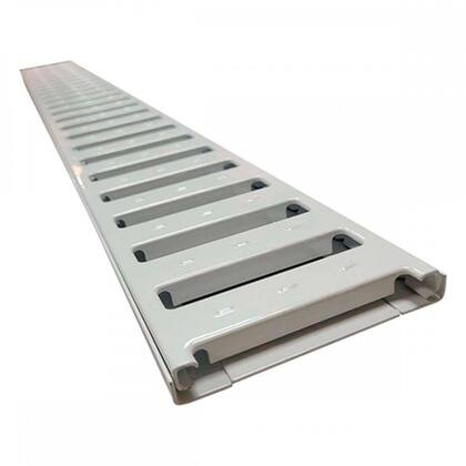 Imagem de Grelha Aco Galvonizado Compl.10 X100 Branco C.Forte