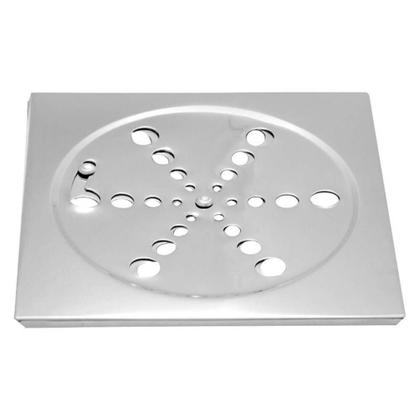 Imagem de Grelha de Ralo 15x15cm Abre / Fecha Quadrado Inox