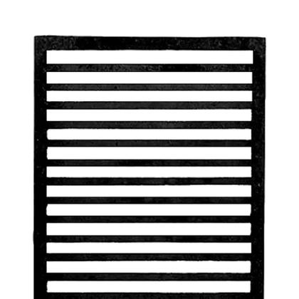 Imagem de Grelha Ferro Fundido Para Fogão a Lenha e Campeiro 28x19cm