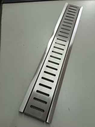 Imagem de Grelha Inox 10x60 Inox 304 com Aro e Tela Anti Insetos