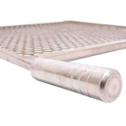 Imagem de Grelha Moeda De Inox 430 Tamanho 50x60 Cm Para Churrasqueira