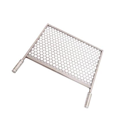 Imagem de Grelha Moeda De Inox 430 Tamanho 80x50 Cm Para Churrasqueira