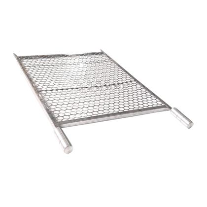 Imagem de Grelha Para Churrasco 60x60 De Inox - Grelha Moeda Profunda