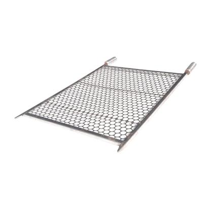 Imagem de Grelha Para Churrasco 60x60 De Inox - Grelha Moeda Profunda