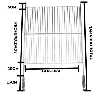 Imagem de Grelha para Churrasqueira Aramada Inox 