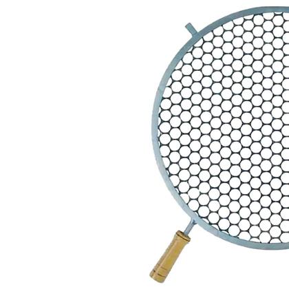 Imagem de Grelha Redonda De Inox Para Churrasqueira 45cm De Diâmetro