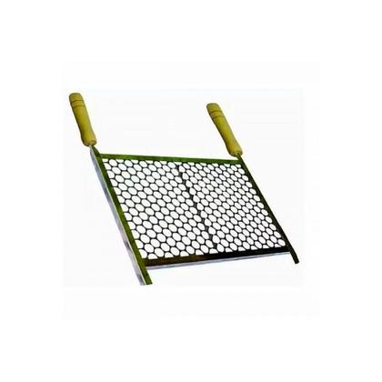 Imagem de Grelha Retangular para Churrasqueira em Aço Inox 40x50cm