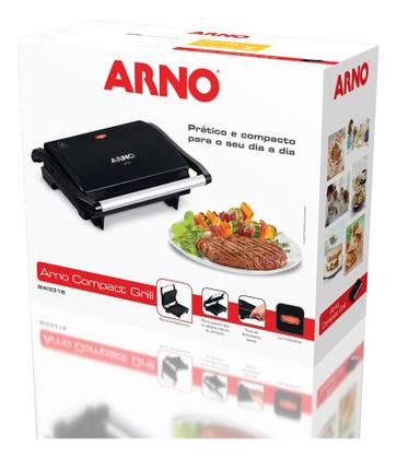 Imagem de Grill Arno Compact Preto Gpto