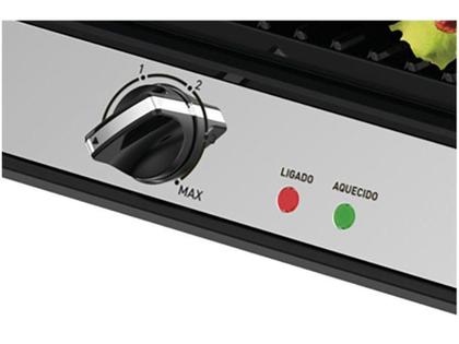 Imagem de Grill Arno Super GGRA Retangular 1200W - Antiaderente com Coletor de Gordura