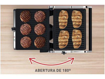 Imagem de Grill Arno Super GGRA Retangular 1200W - Antiaderente com Coletor de Gordura