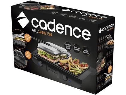 Imagem de Grill Cadence Sapore Retangular 1500W - Coletor de Gordura