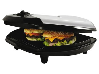 Imagem de Grill e Sanduicheira Philco Jumbo Steel 1500W