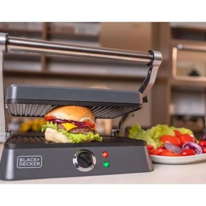 Imagem de Grill Elétrico G1400-B2 Com Abertura 180 Black+Decker 127V