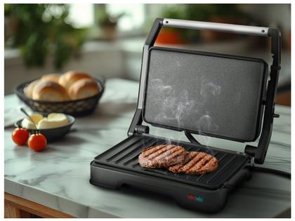 Imagem de Grill Mondial PG-01-180 Master Press Duo 3 em 1 Retangular com Chapa 1000W