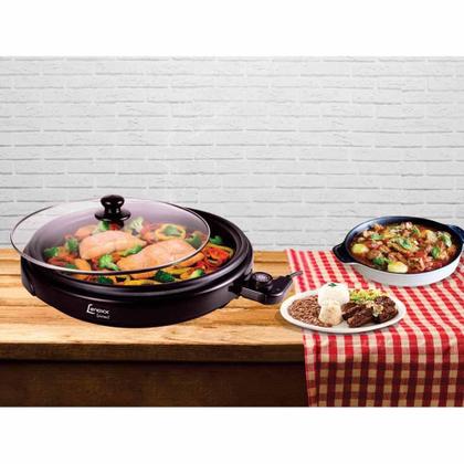 Grill Multifuncional Elétrico Lenoxx Gourmet Antiaderente 1250W