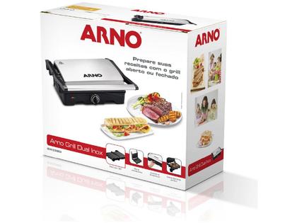 Imagem de Grill Sanduicheira Arno GNOX Dual Abertura 180 graus 1100W
