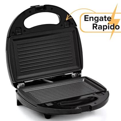 Imagem de Grill, Sanduicheira e Waffle - Britânia 3 Chapas 750W Limpa Facil