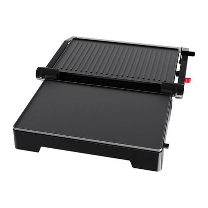 Imagem de Grill Sanduicheira Oster Inox 2 em 1, Antiaderente, com Alça  OGRL230