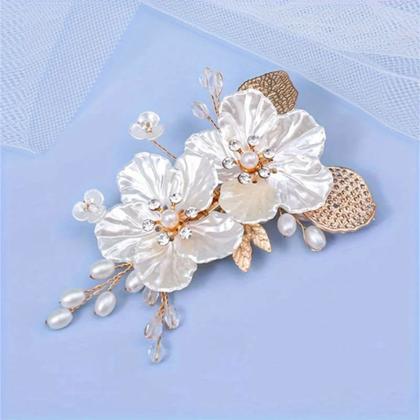 Imagem de Grinalda Cabelo De Noiva Arranjo Acessório Enfeite Pente A19