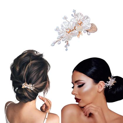 Imagem de Grinalda Cabelo De Noiva Arranjo Acessório Enfeite Pente A19