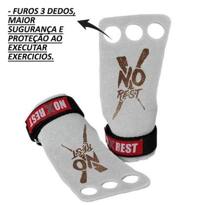 Imagem de Grip da NoRest de Couro com 3 Furos 17.3 Mais Proteção