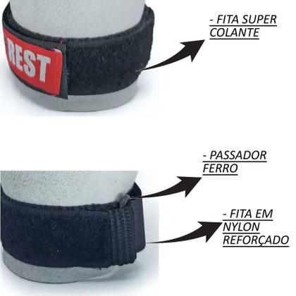 Imagem de Grip da NoRest de Couro com 3 Furos 17.3 Mais Proteção