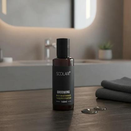 Imagem de Grooming Scolari 140ml Cera Líquida Modeladora Profissional Finalizador para Volume, Fixação Média e Efeito Antifrizz Para Cabelos Finos e Barba