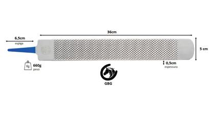 Imagem de Grosa De Casqueamento Excel Original, Heller Rasps Mustad