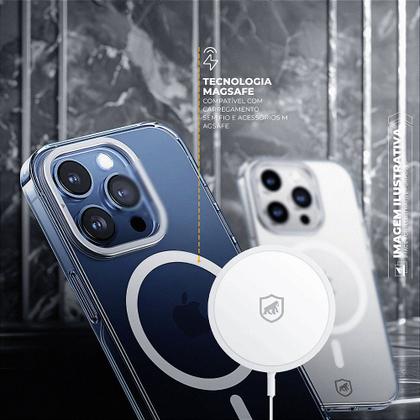 Imagem de Gshield Capa case capinha MagSafe Crystal Armor Stand  - NÃO AMARELA - para iPhone 15 Pro Max