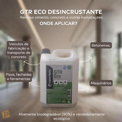 Imagem de GTR Desincrustante- Removedor de cimento, concreto e outras incrustações 5L