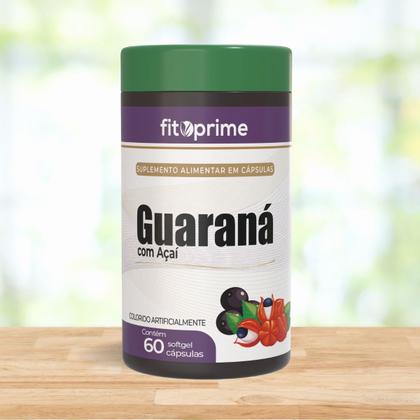 Imagem de Guaraná Com Açai 60 Cápsulas 750mg Fitoprime