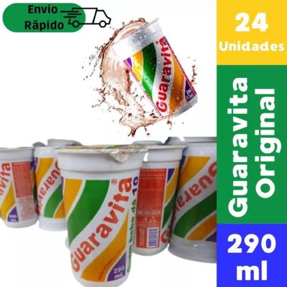 Imagem de Guaravita Guaraná Sabor Original Caixa 24 Unidades 290ml