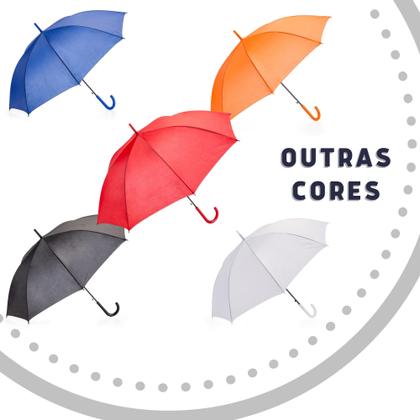 Imagem de Guarda Chuva Abre Automática Contra Vento Reforçado - Preto