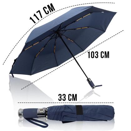 Imagem de Guarda Chuva Abre e Fecha Automático Unisex Sombrinha Resistente Contra Vento Cabe na Bolsa / A.F CROMADO