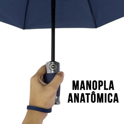 Imagem de Guarda Chuva Abre e Fecha Automático Unisex Sombrinha Resistente Contra Vento Cabe na Bolsa / A.F CROMADO