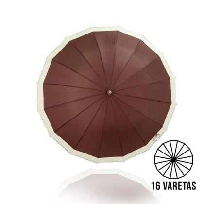 Imagem de Guarda Chuva Automático Colorido Grande Reforçado Contra Vento  16 HASTES COLORIDO / 2070