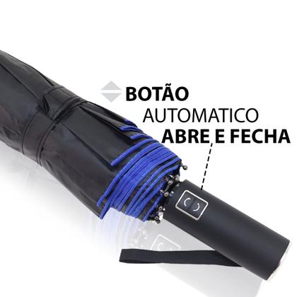 Imagem de Guarda Chuva Automático Grande Com Proteção Solar Sombrinha / 1053A