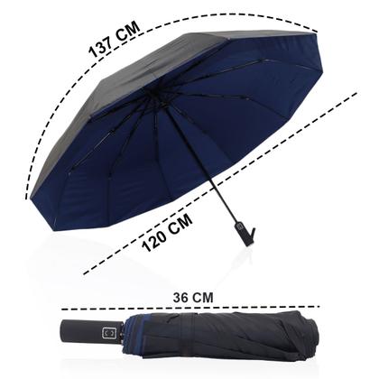 Imagem de Guarda Chuva Automático Grande Com Proteção Solar Sombrinha / 1053A